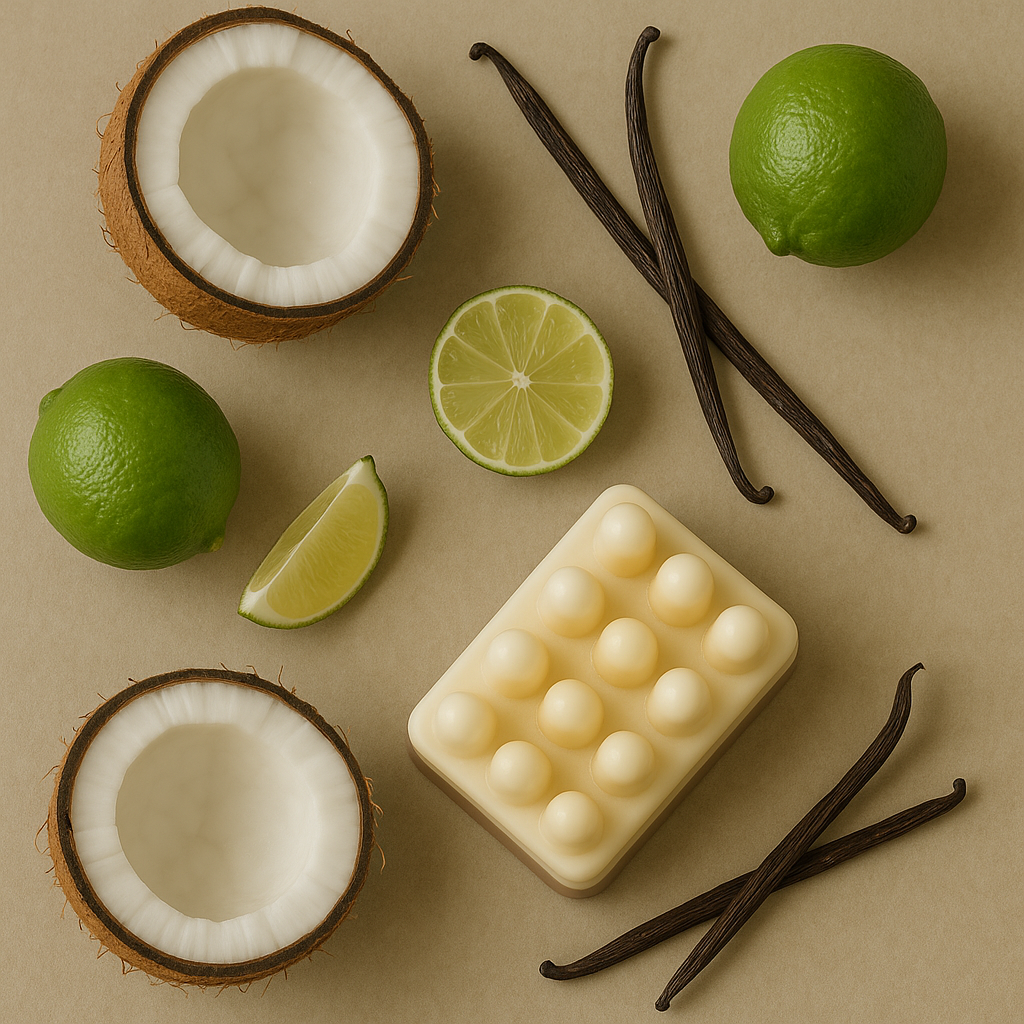 Hydrating Massage lotion bar with Coconut Fragrance and natural ingredients