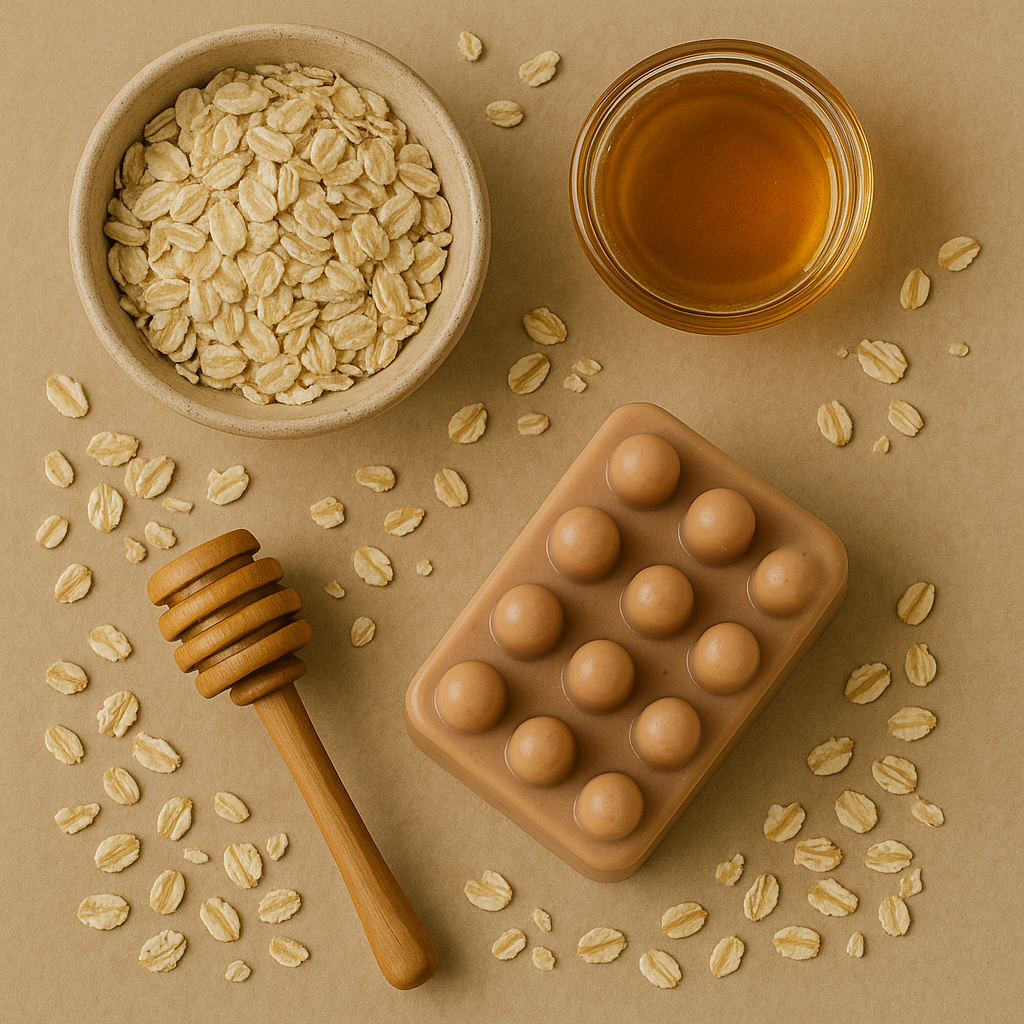 oatmeal lotion bar for dry or irritated skin