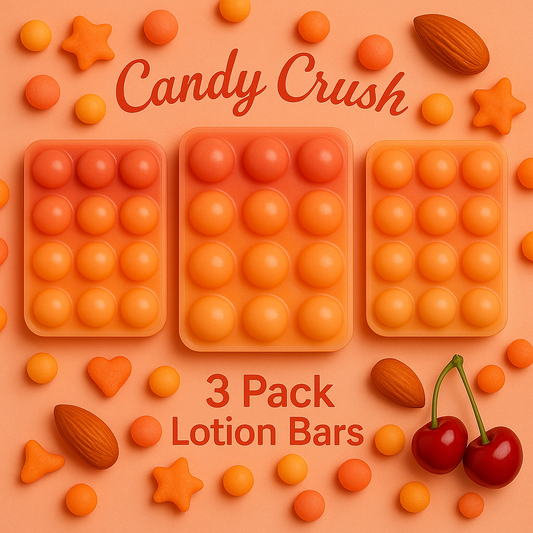 Candy Crush Bar | Moisturizing Lotion Bar 3 Pack
