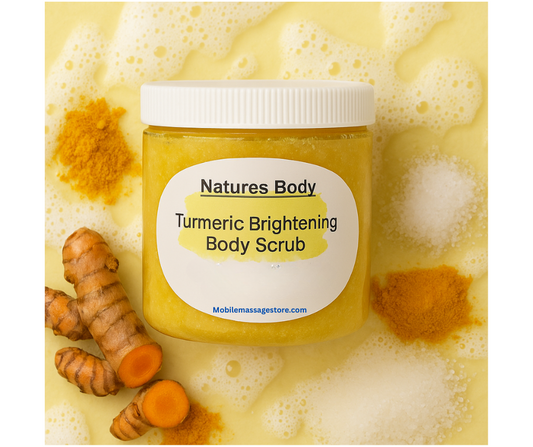 skin brightening turmeric body scrub