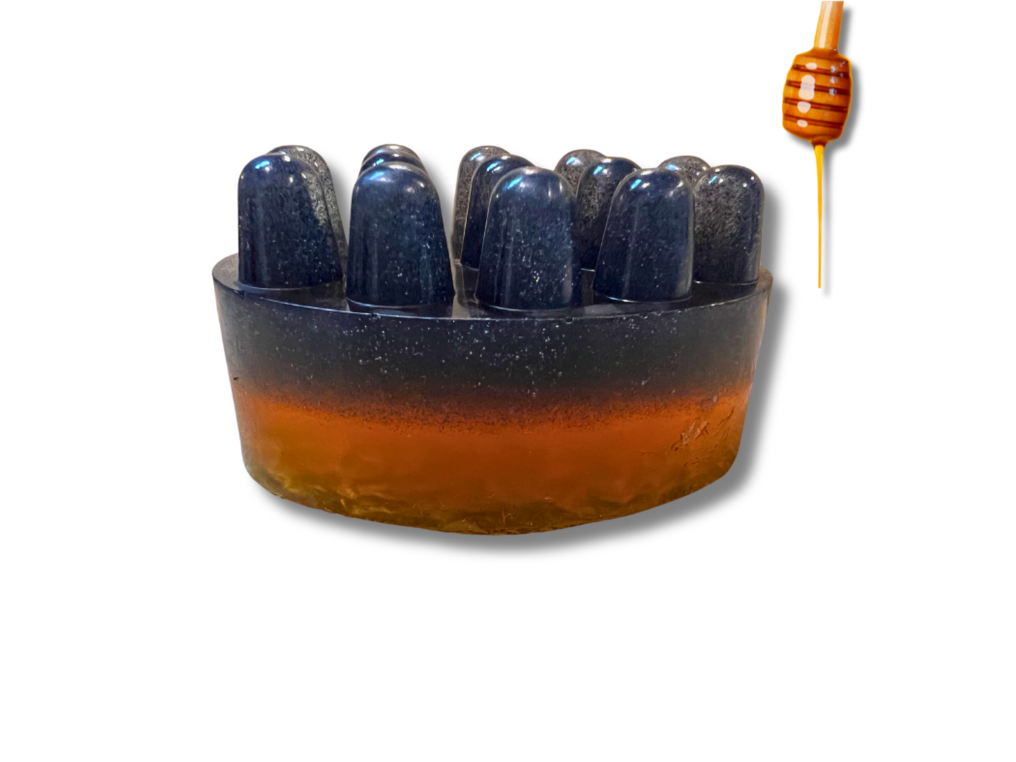 Honey Turmeric Activated Charcoal | Black Soap Bar 4 Pack