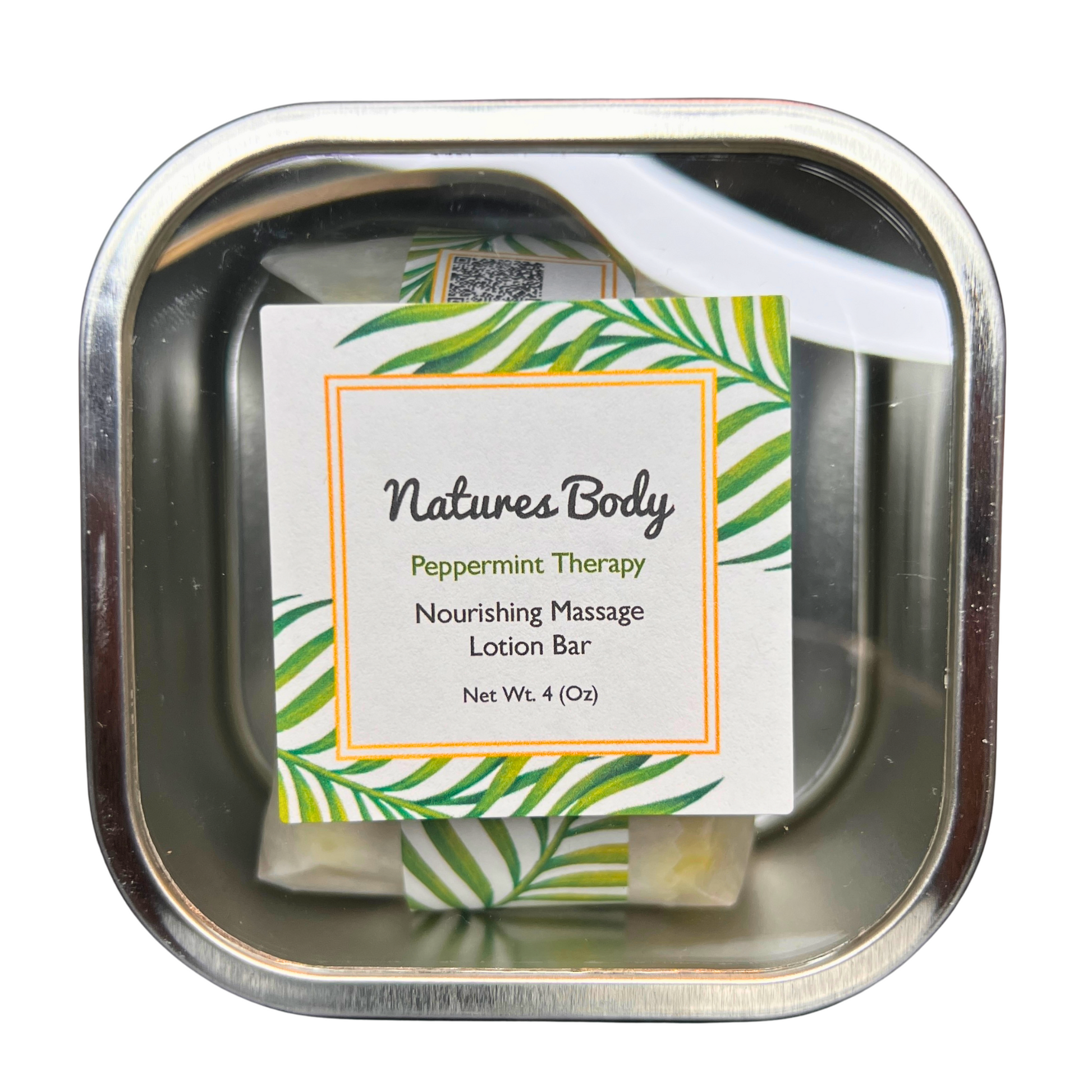 lotion bar infused with peppermint essential oil
