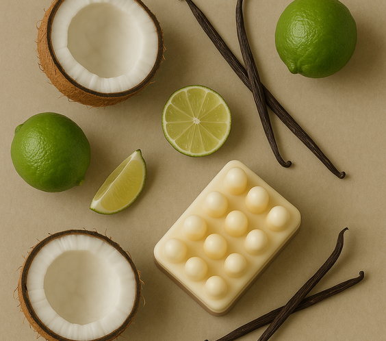 Hydrating Massage lotion bar with Coconut Fragrance and natural ingredients