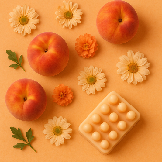 Peach skin nourishing massage lotion bar