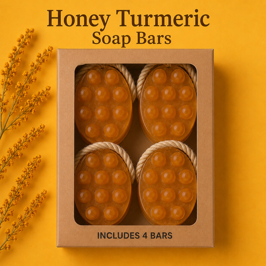 Turmeric & Honey Skin Brightening Soap | 4 Pack