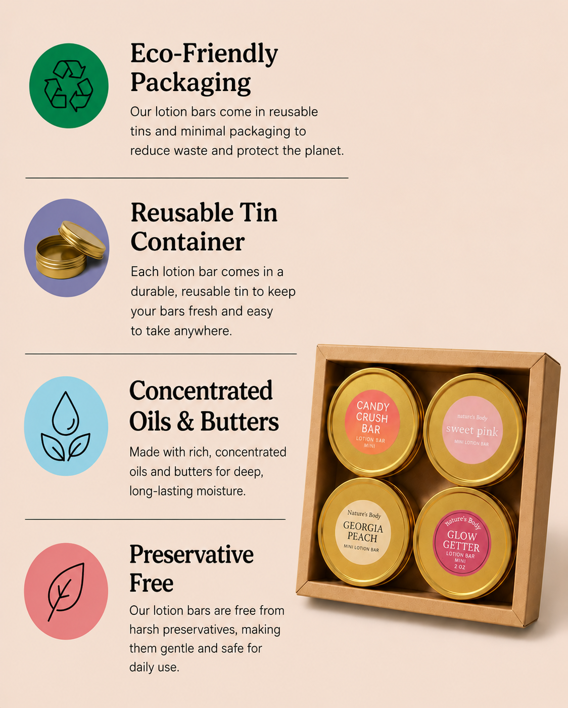Best Sellers Bundle | 4 Moisturizing Lotion Bars
