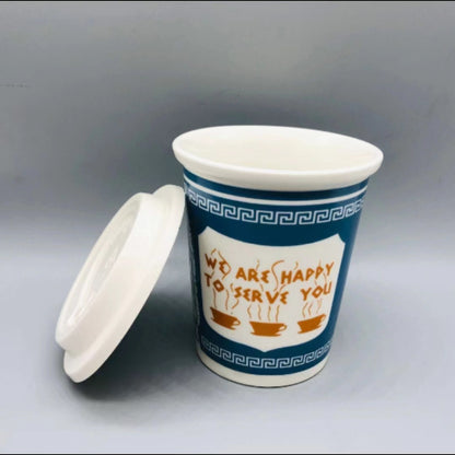 201-300ml Paper Cup Style Ceramic Mug Coffee Mug Gift Mug Household Water Mug Milk Tea Mug Milk Mug