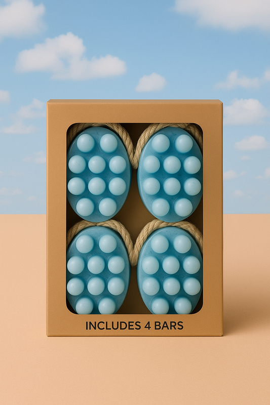 Baby Powder Hydrating Soap Bar | 4 Pack Bundle