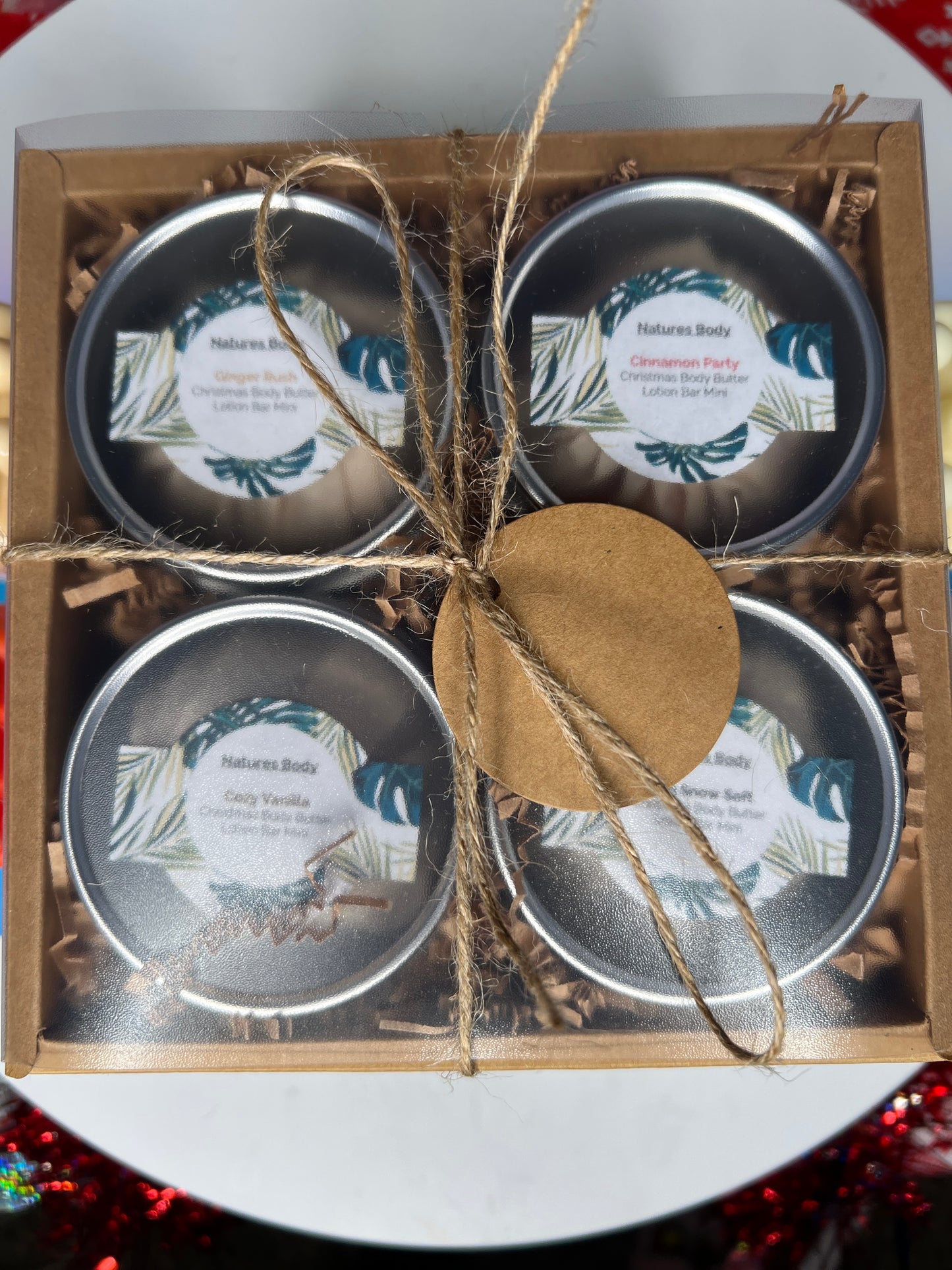 Christmas Body Butter Lotion Bar | Mini Sampler Set