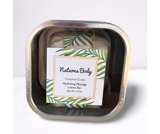 lotion bar with hydrating natural oils