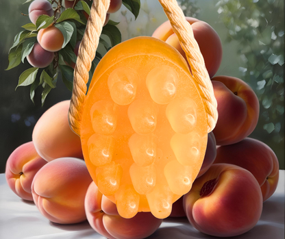 massage soap bar infused with apricot oil for soft skin
