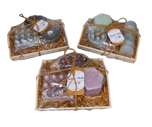 Mini lavender Pillows spa gift set ideas