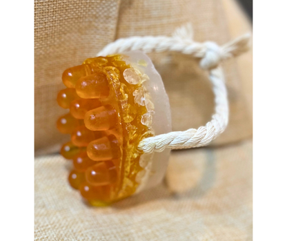 Honeycomb soap on a Rope