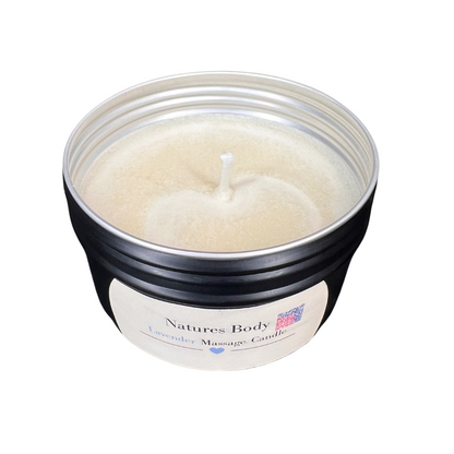 Lavender Pillows Sleep Massage Candle With Natural Organic Oils and SheaButter