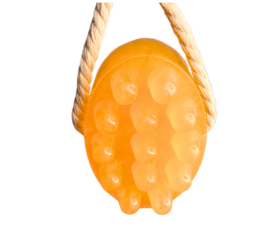 Massage soap bar infused with apricot oil & Glycerin for healthy skin 