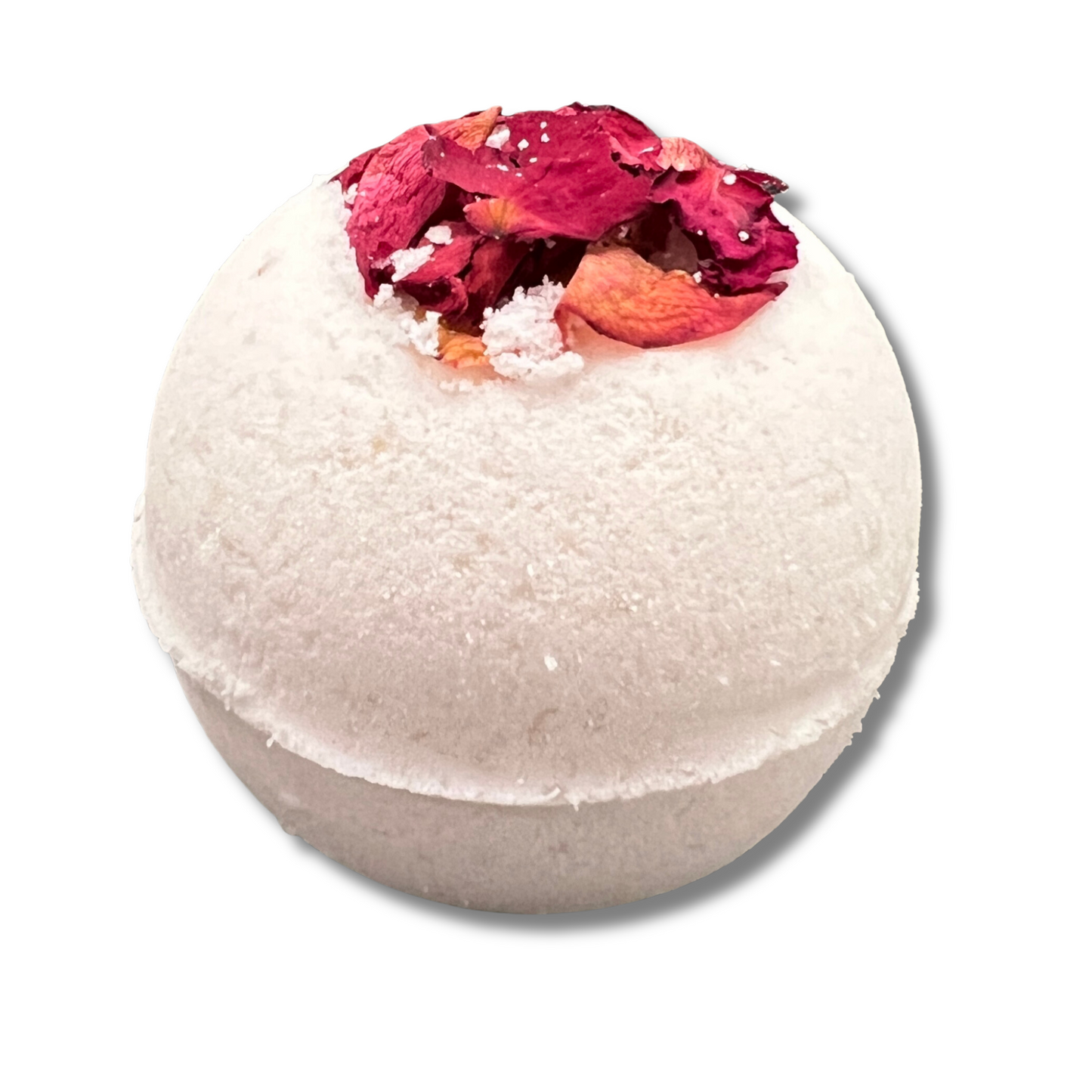 Rosy Relief bath bomb with peppermint 