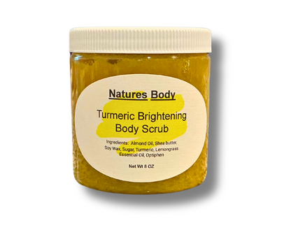 skin brightening turmeric body scrub
